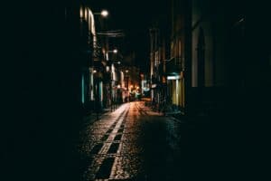 An image of a dark street | Street names for drugs