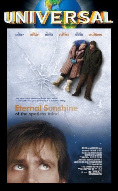 a poster of the movie Eternal Sunshine of the Spotless Mind