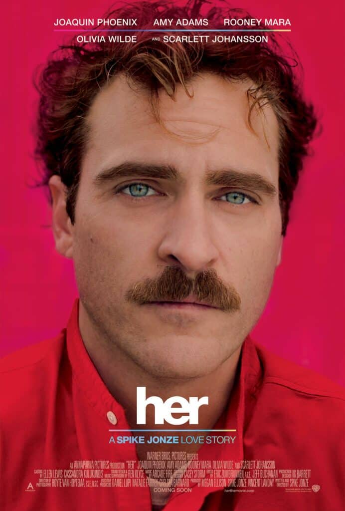 a poster for the movie Her