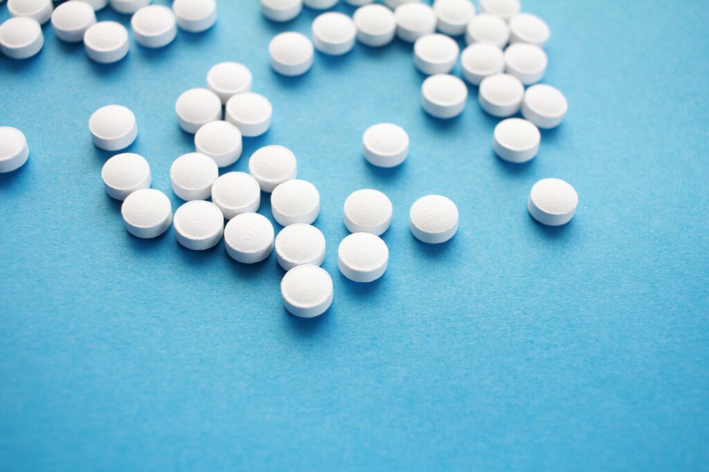 an image of pills meant to represent valium