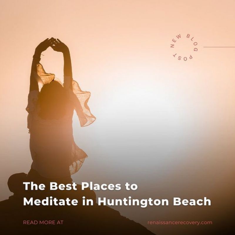 an infogrpahic about the best places to meditate in Huntington Beach