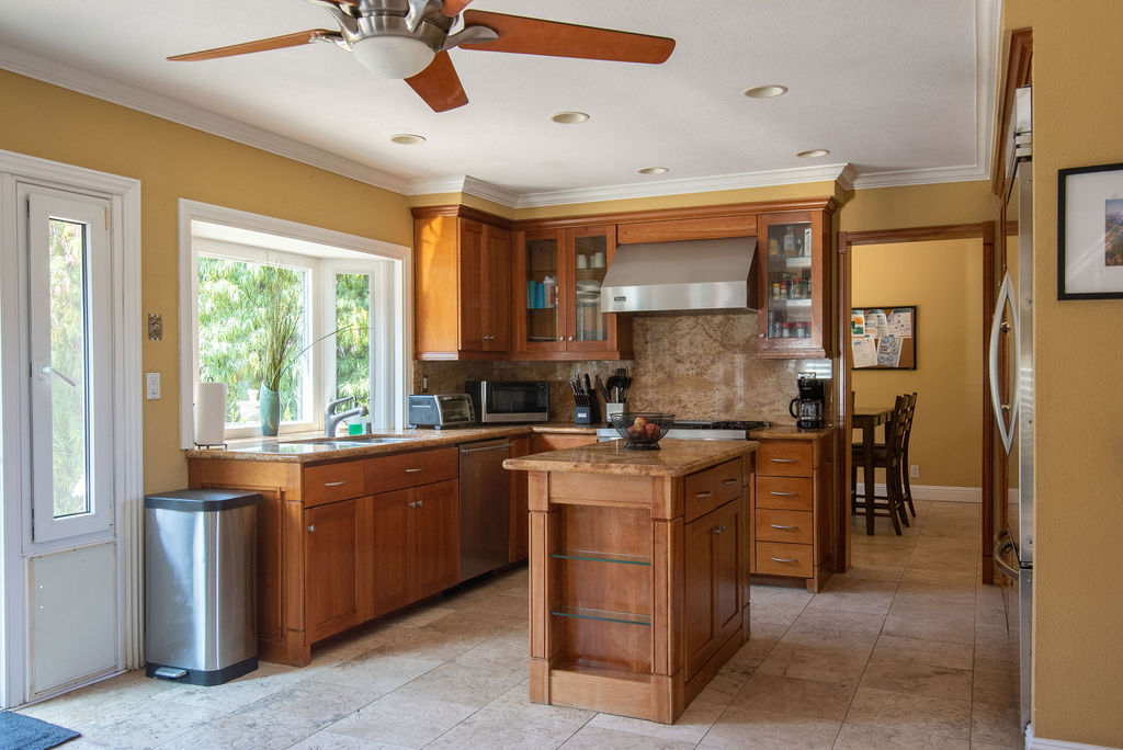 kitchen of a recovery home in southern california