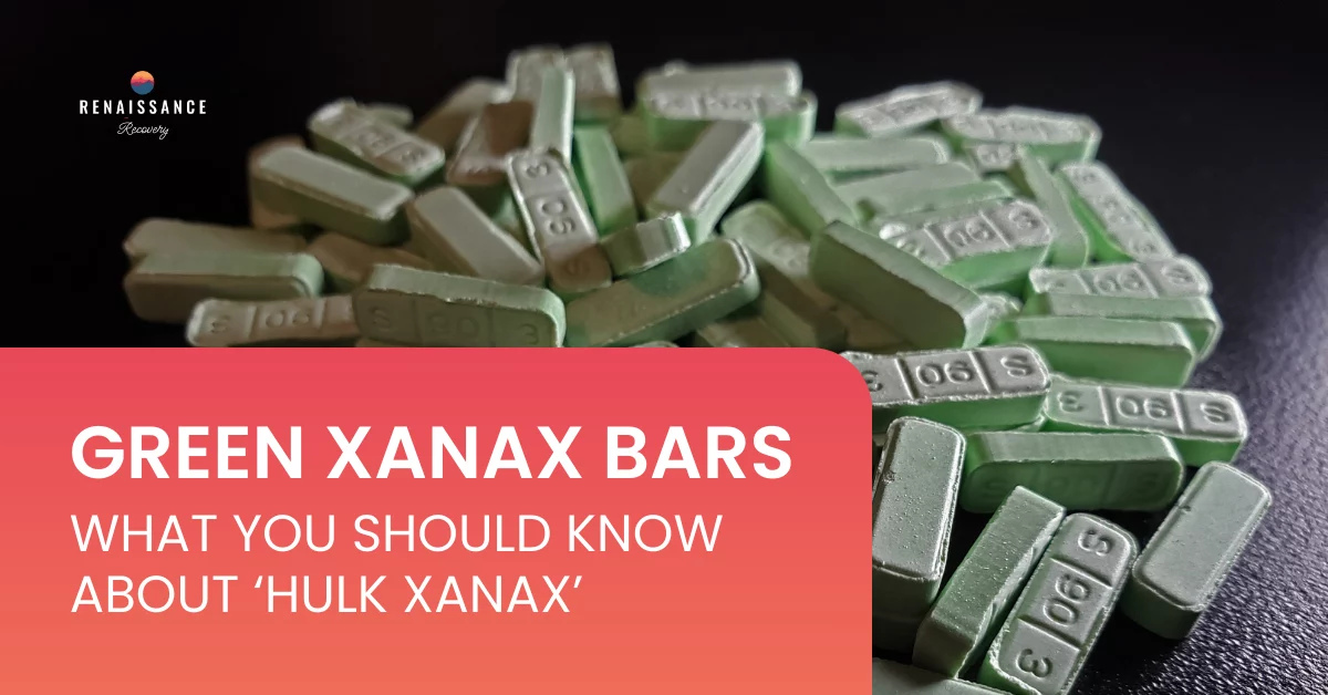 xanax 陸上用パンツ ARW500 4L グリーン Hulk Xanax (Green Bar): Dangers, Abuse Risks & Treatment Help